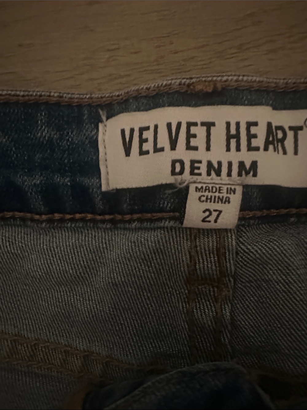 Velvet Heart Blue Embroidered Hummingbird Skinny Jeans - Picture 7 of 11